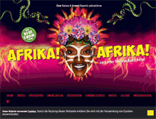 Tablet Screenshot of afrikaafrika.de